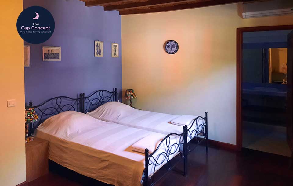 2ème chambre avec deux lits + salle de bain 2ème chambre avec deux lits + salle de bain, pour les enfants ou les invités chambre à coucher tout confort